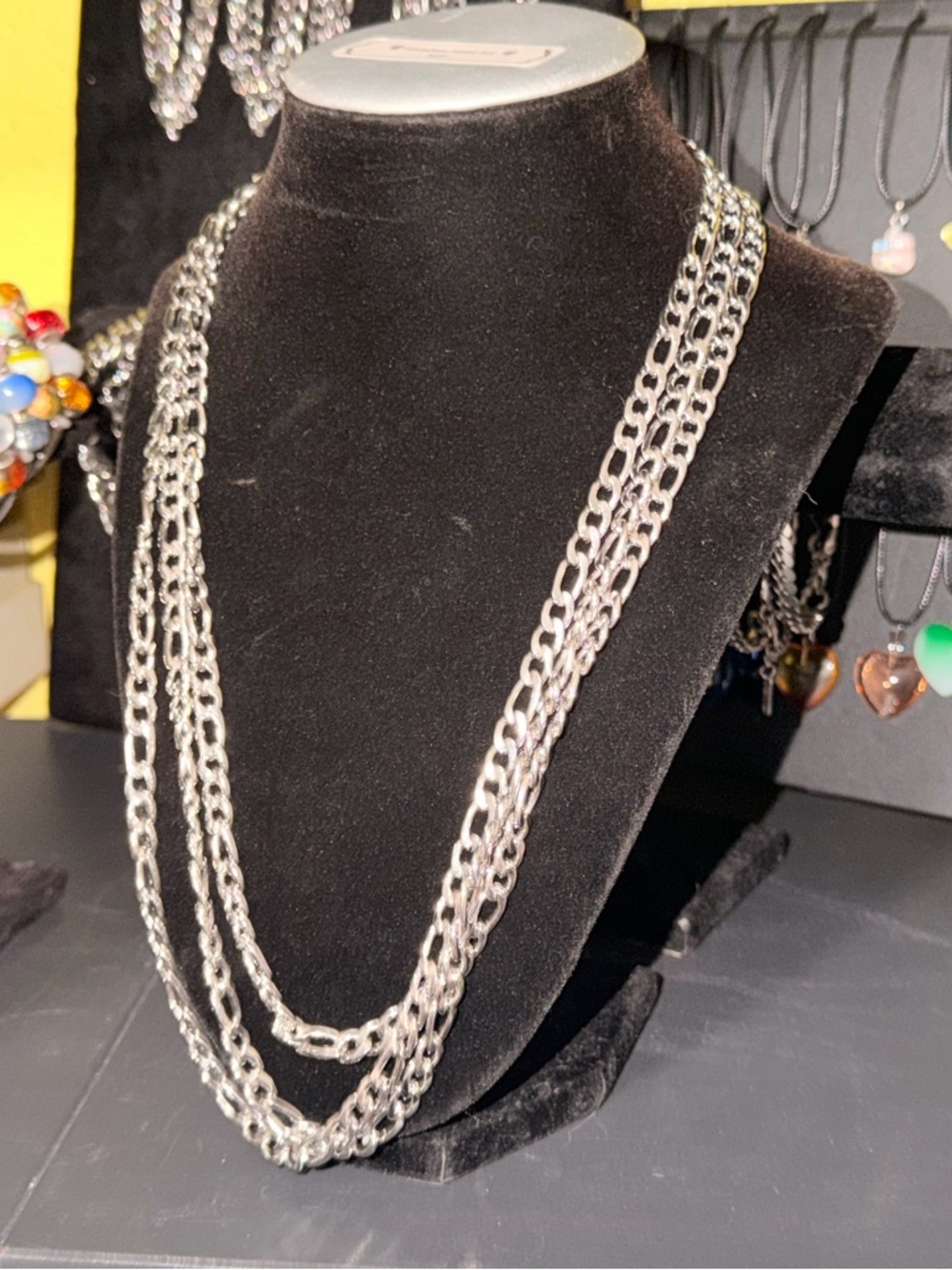Silver Chain Necklace Stainless Steel